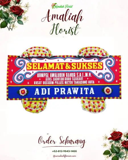 Papan Bunga Ucapan Selamat cihideung